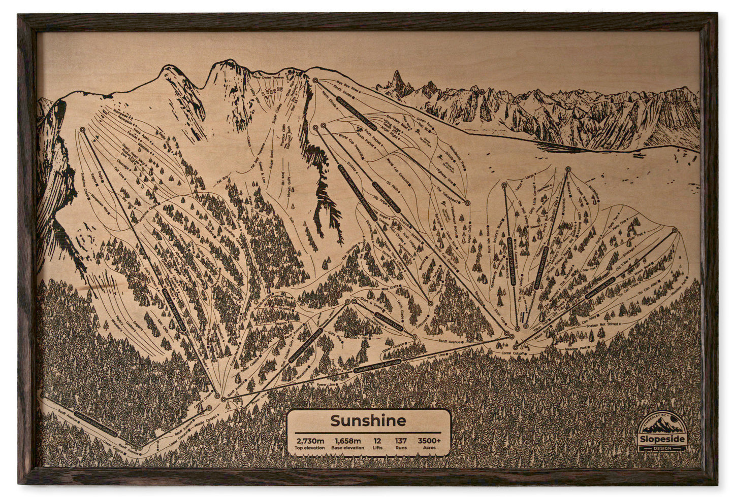 Sunshine Ski Resort Map
